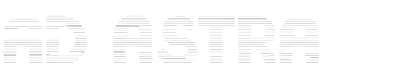 Ad Astra logo for ZX Spectrum